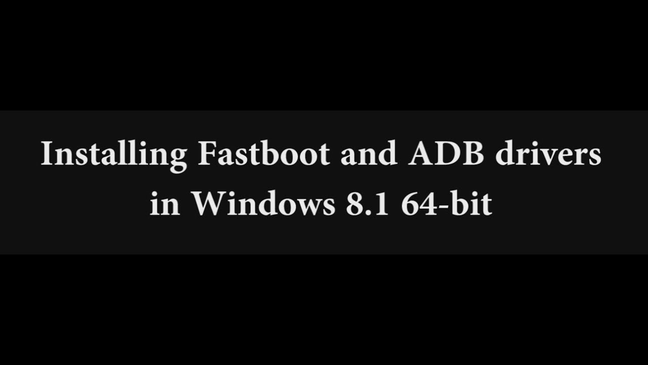 Htc Fastboot Drivers Windows 8.1